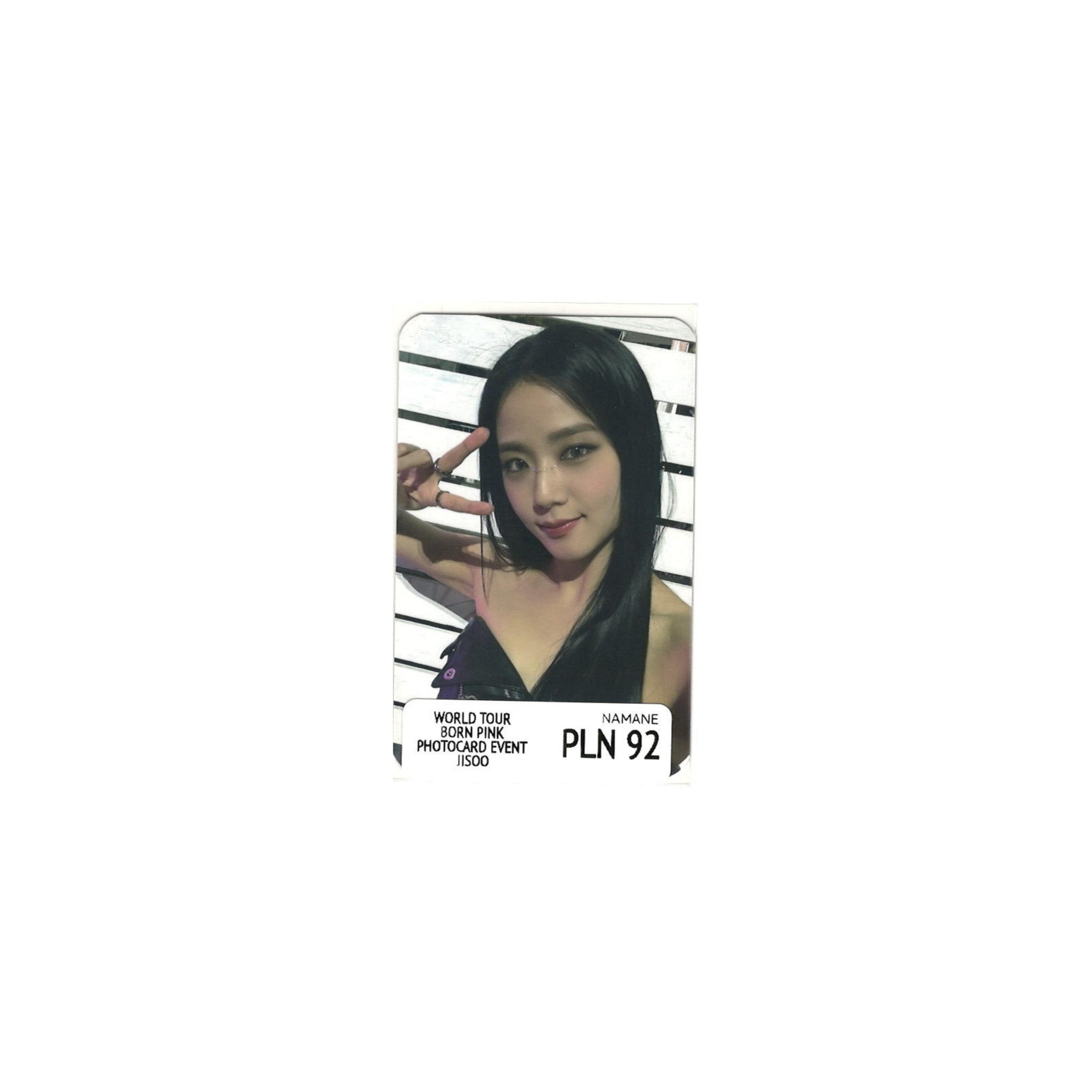 BLACKPINK - WORLD TOUR BORN PINK PHOTOCARD EVENT (JISOO)