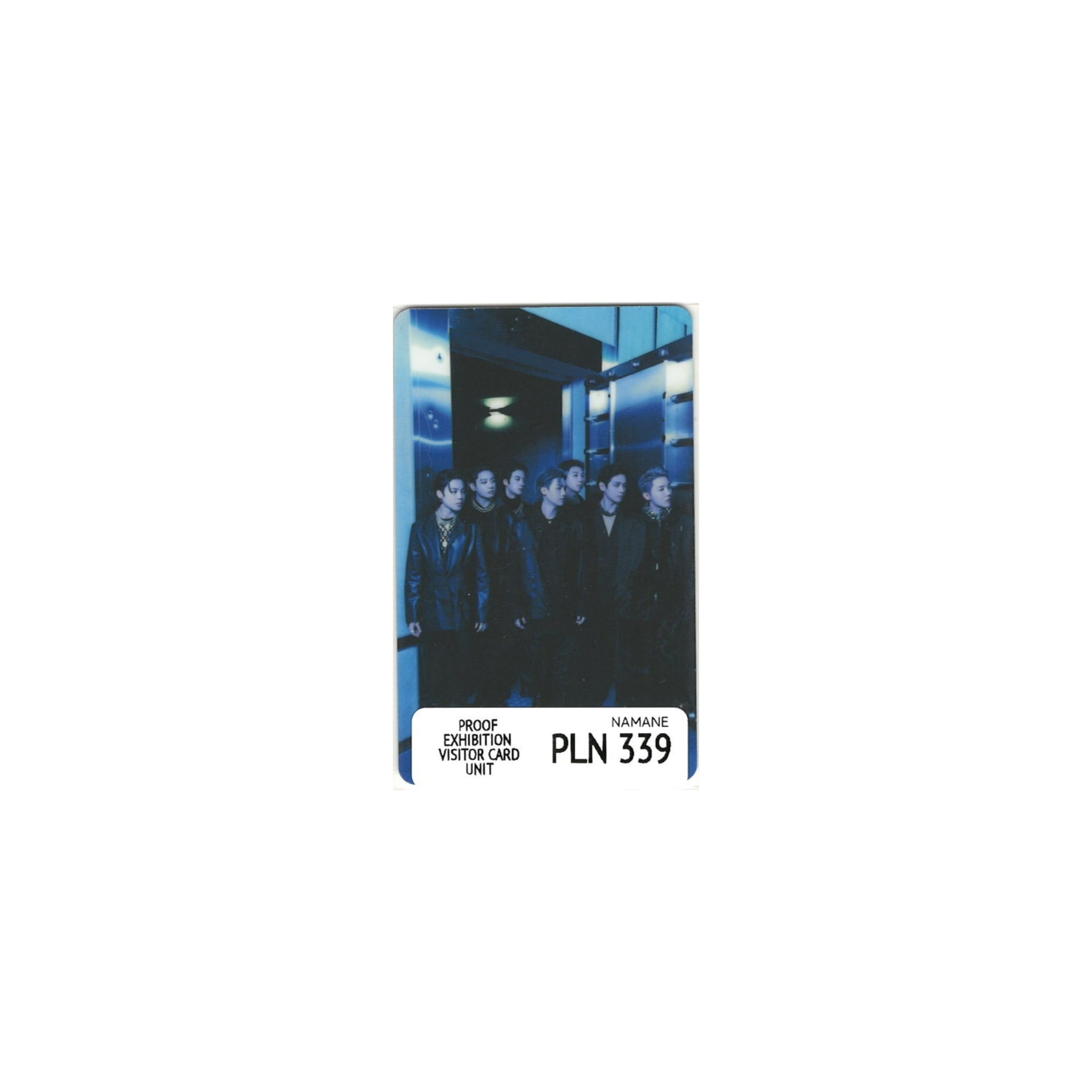 BTS - PROOF EXHIBITION VISITOR CARD UNIT