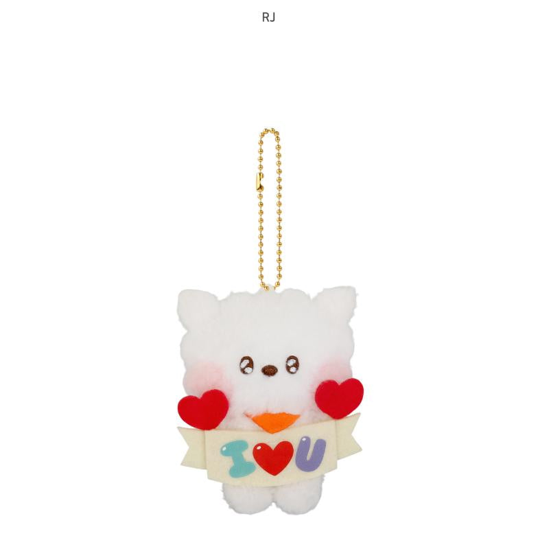 Bt21 Plush Keyring i Love U